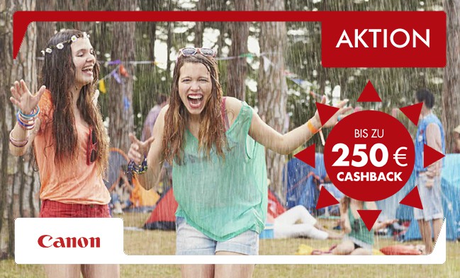 Canon CashBack Aktion bei di-life.at