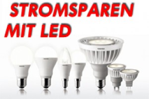 mit LED Lampen Strom und Geld sparen