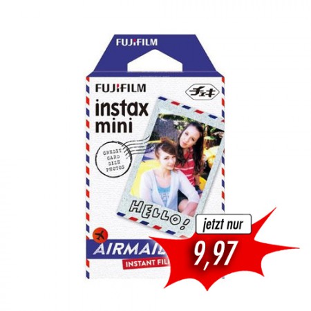 FUJI Instax Mini Sofortbildfilm Airmail (10 Bilder)