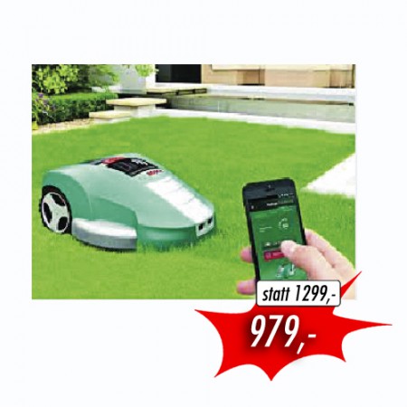Bosch Indego 1200 Connect Akku-Rasenmähroboter