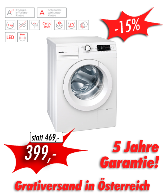 Gorenje WAE 74 Waschvollautomat - EEK: A+++
